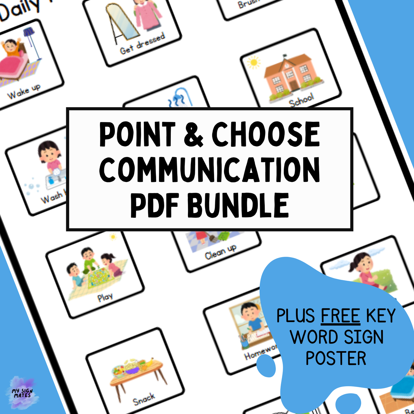 PDF Printable Point & Choose Communication Bundle *PDF Download*