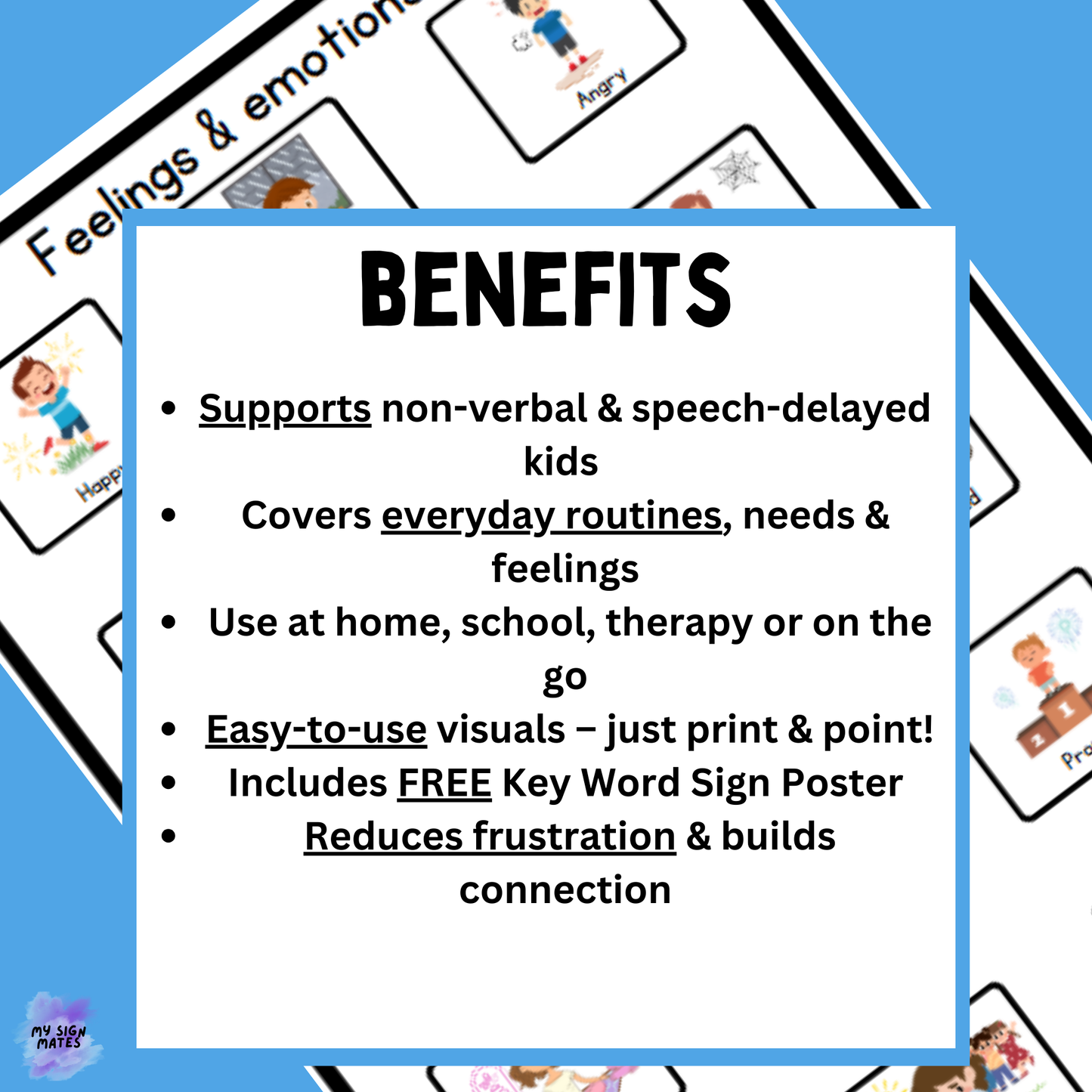 PDF Printable Point & Choose Communication Bundle *PDF Download*