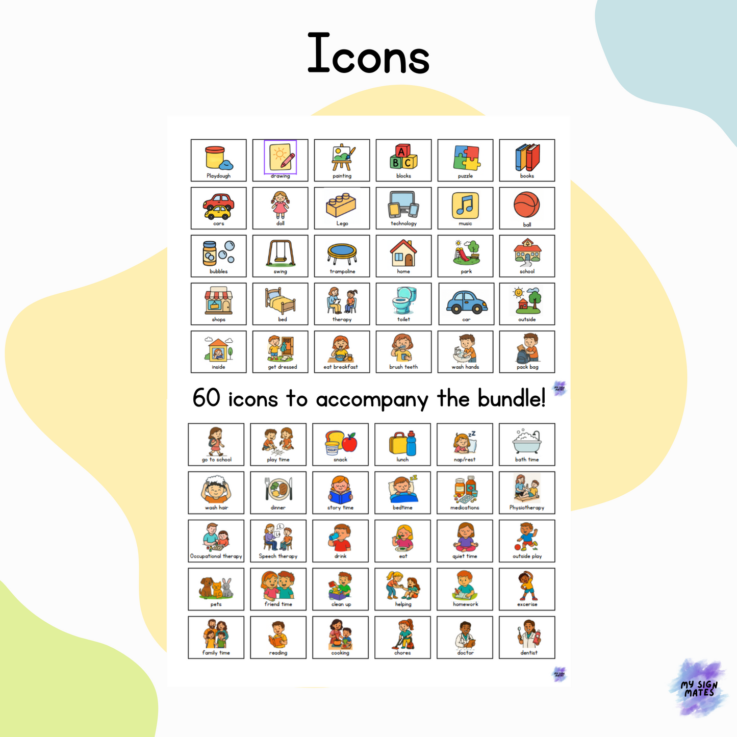 PDF Printable Visual Aid Communication Bundle