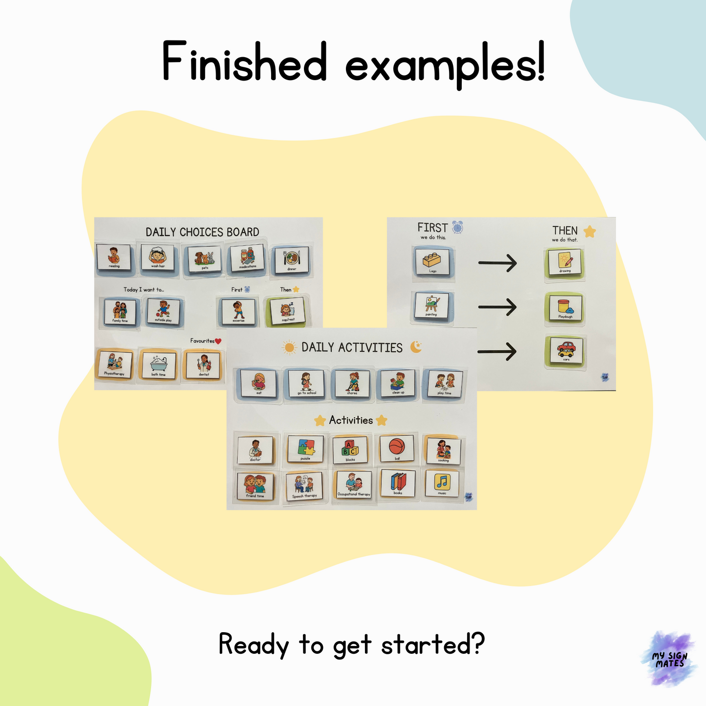 PDF Printable Visual Aid Communication Bundle